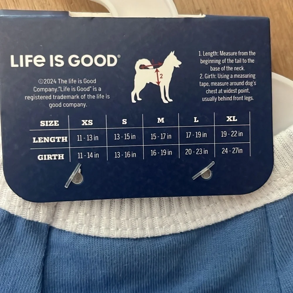 2 Two “Life Is Good” Dog T-shirts NWT Size Small Unisex Daisy Nature